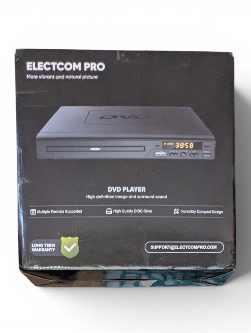 ELECTCOM PRO DVD Player - Black